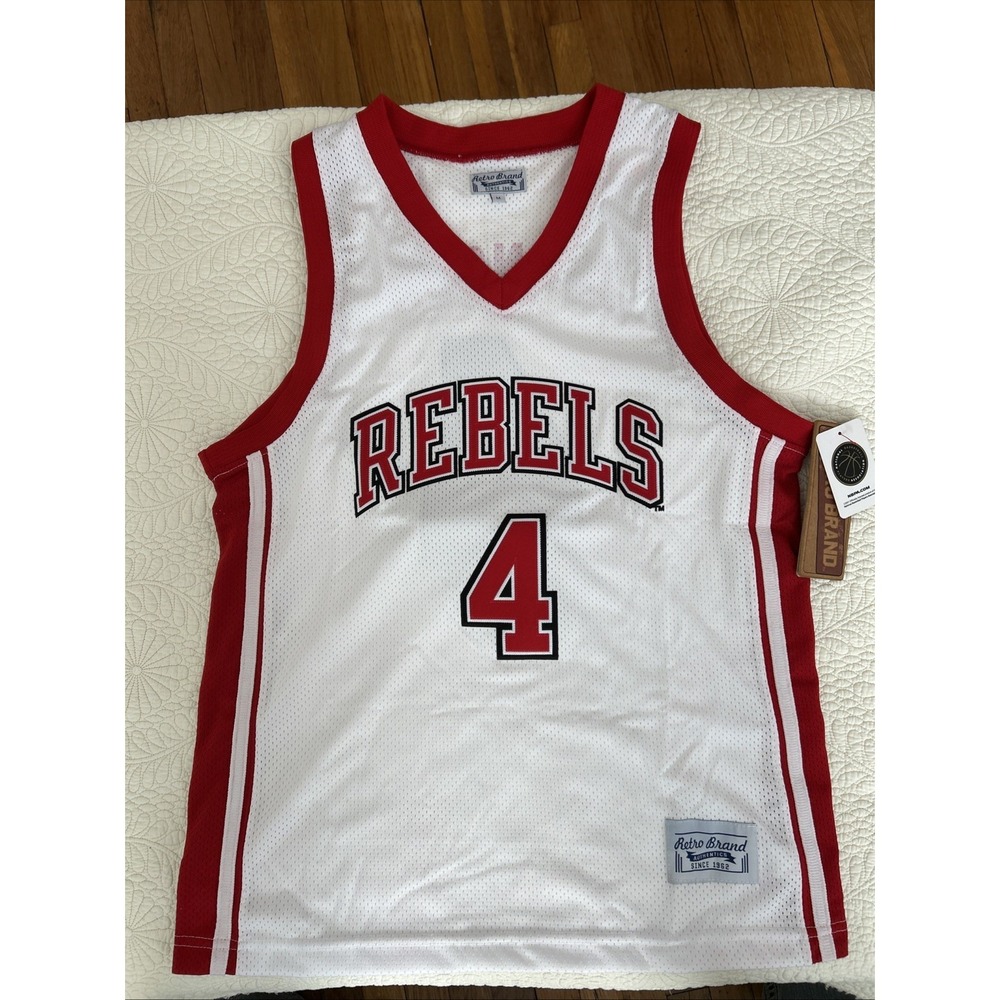 UNLV Runnin Rebels Larry Johnson Grandmama Original Retro Brand NCAA Jersey Sz M